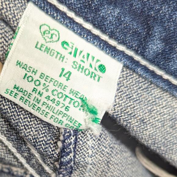 Vintage Gitano 70's High Waist Jeans White Contrast Stitching Straight Leg - Picture 3 of 9